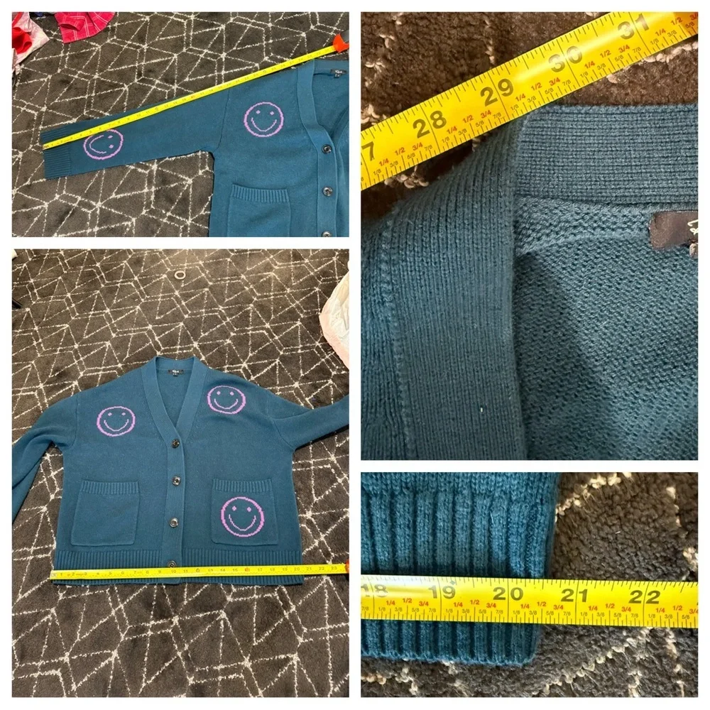 RAILS REESE CARDIGAN - FOREST SMILIES